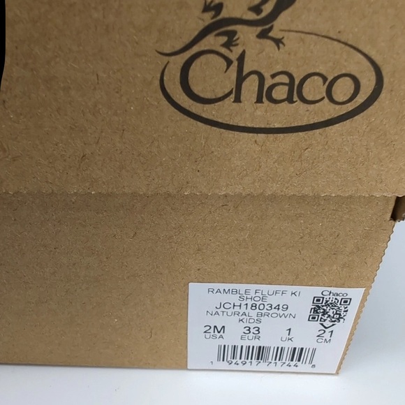 Chaco Rambler Fluff Bootie Kids Youth Natural Brown, Size 2 - Picture 10 of 11